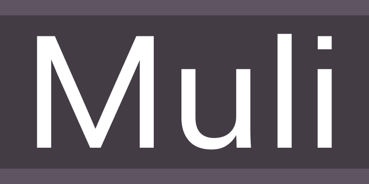 Muli font download mac free downloads